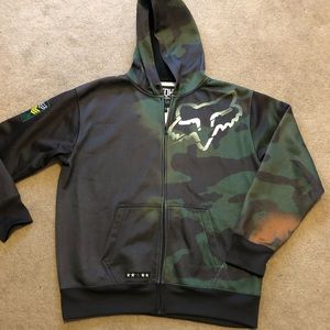 fox racing camo hoodie
